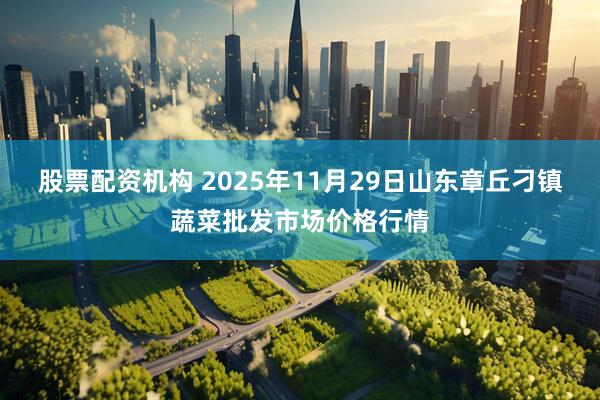 股票配资机构 2025年11月29日山东章丘刁镇蔬菜批发市场价格行情